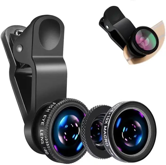 Photography Zooming - 3in1 Fisheye Wide Angle Micro Camera
