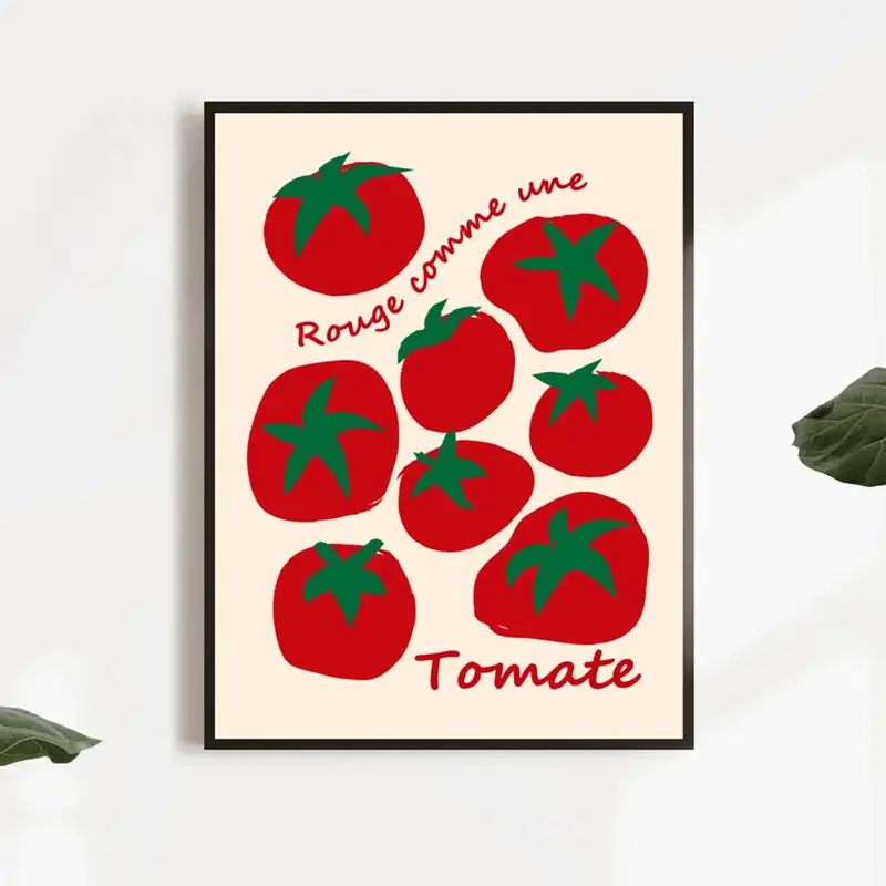 Modern Colorful Red Tomatoes W - огляд і ціна Photography Art