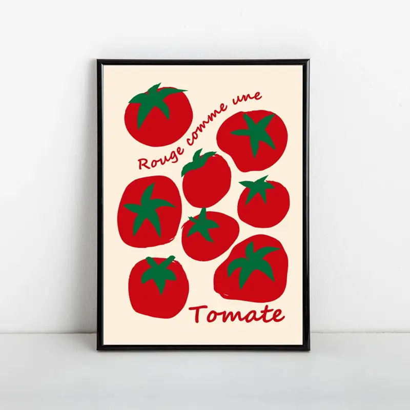 Modern Colorful Red Tomatoes W - огляд і ціна Photography Art
