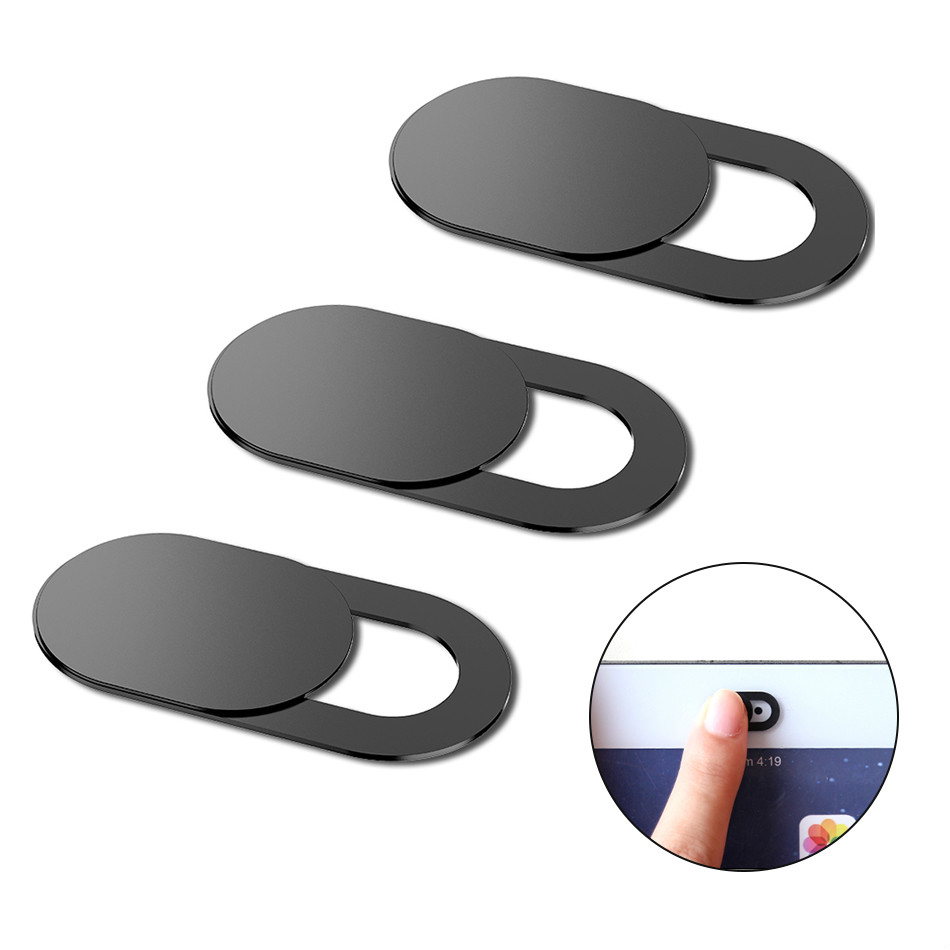 3pcs Black Plastic Webcam Cove - огляд і ціна Photography Zooming