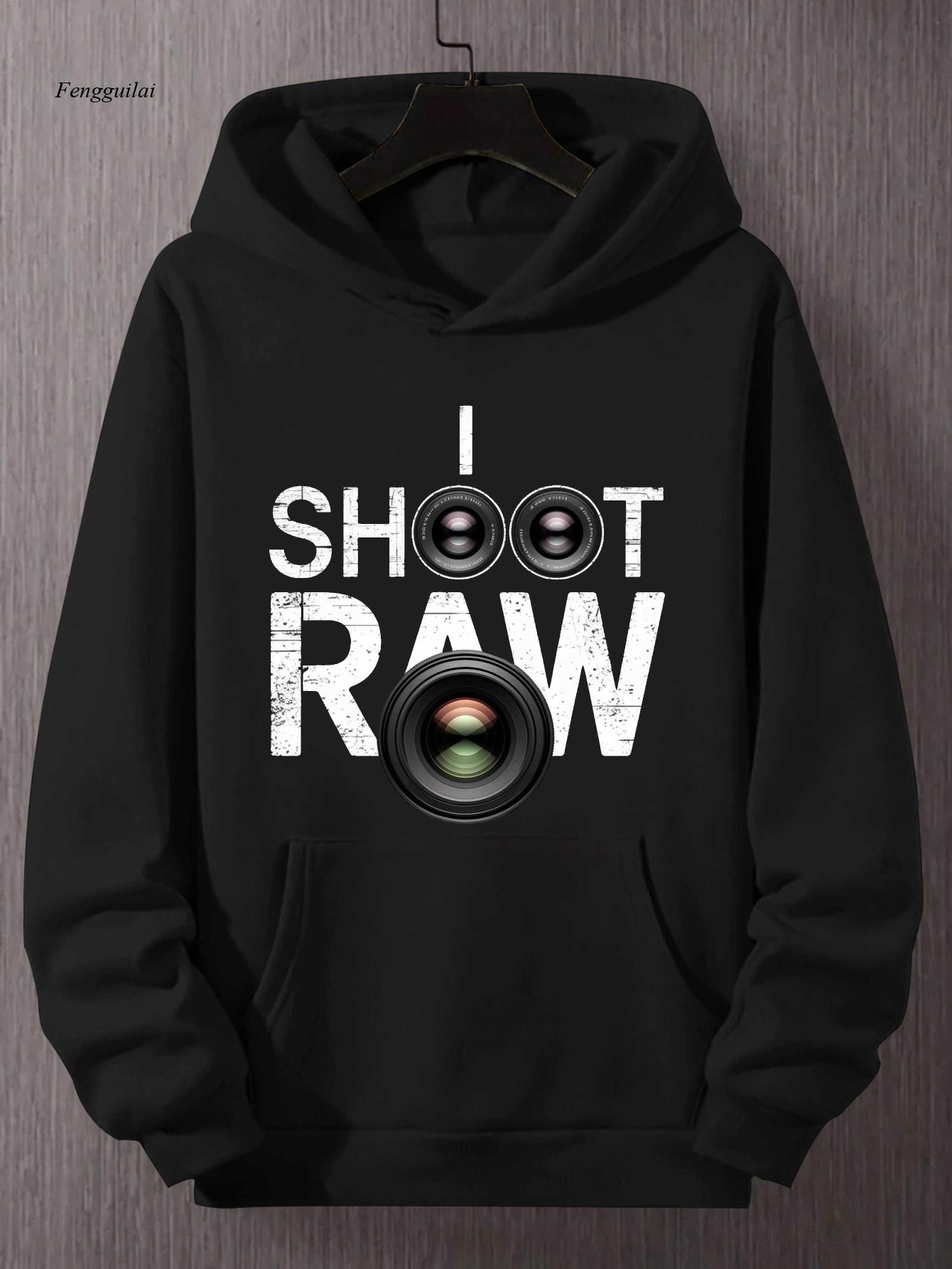 Shoot Raw Photography Hoodie - - огляд і ціна Photography Graphic Design