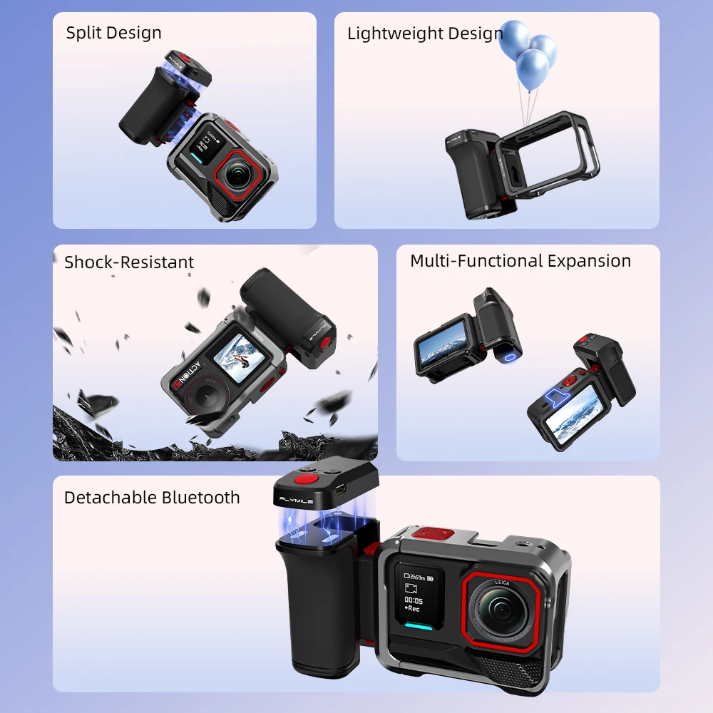 Bluetooth Control Street Grip  - огляд і ціна Photography Grip Insta360 X5