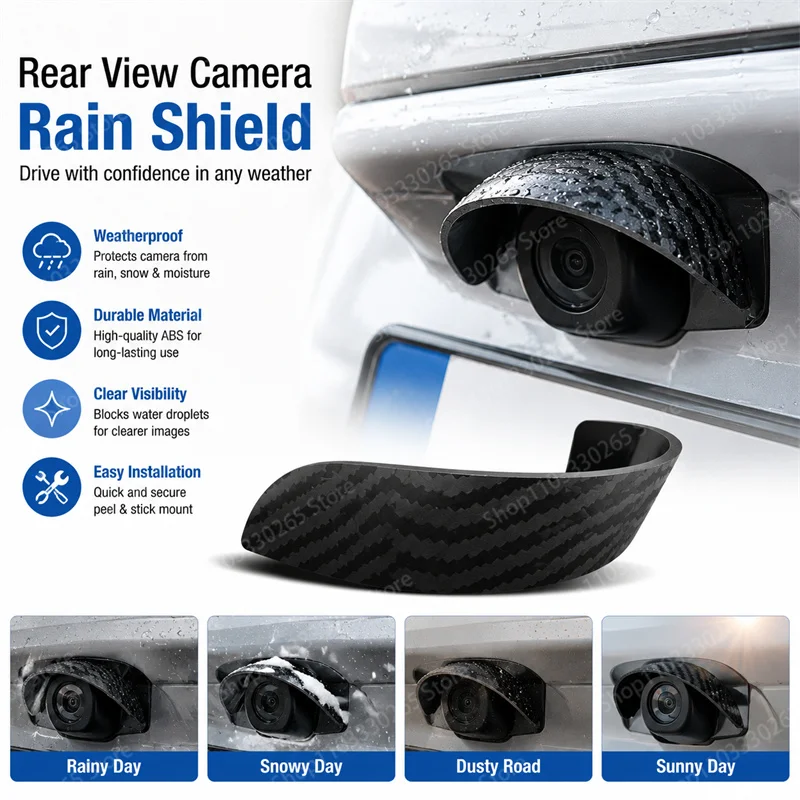 Automotive universal reverse c - огляд і ціна Camera Rain Cover