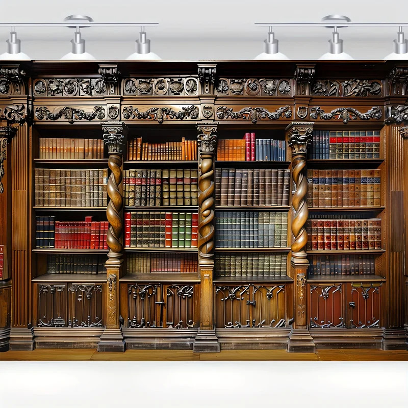 Vintage bookshelves on old boo - огляд і ціна Photography Yearbook