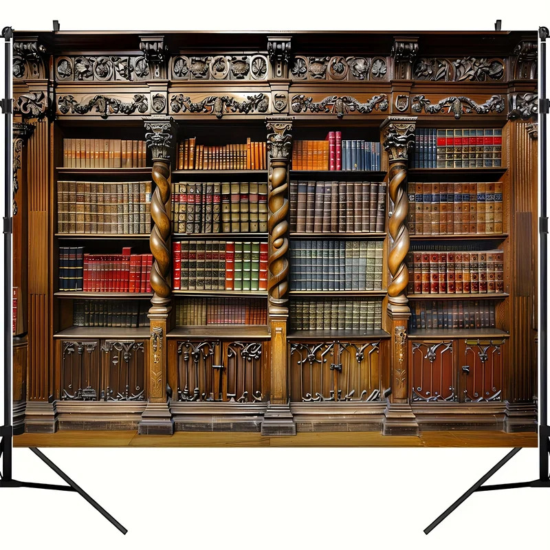 Vintage bookshelves on old boo - огляд і ціна Photography Yearbook