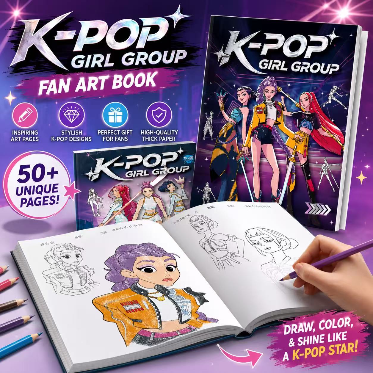 Coloring Books Anime Cartoon L - огляд і ціна Photography Art