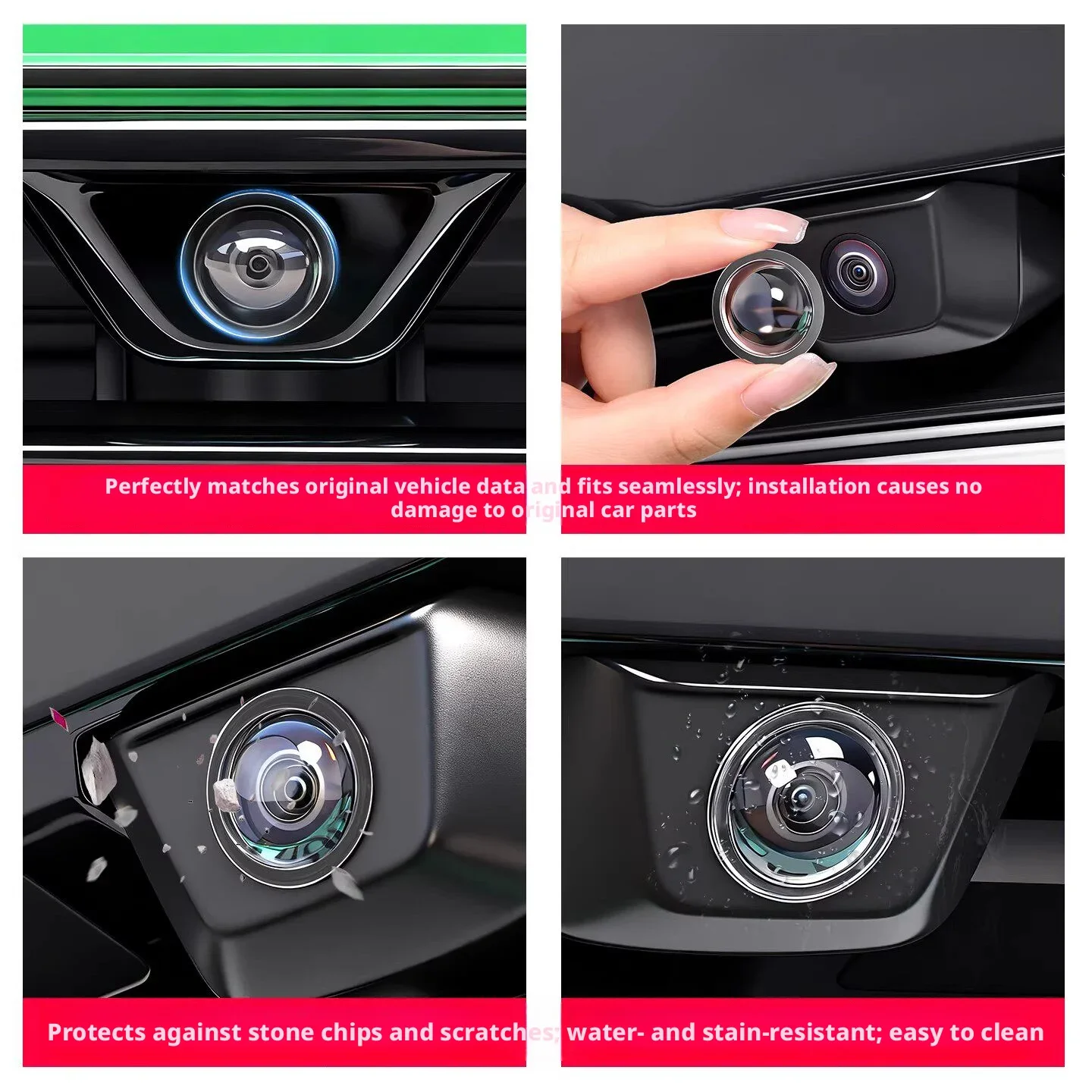 Car Front and Rear Camera Prot - огляд і ціна Camera Rain Cover