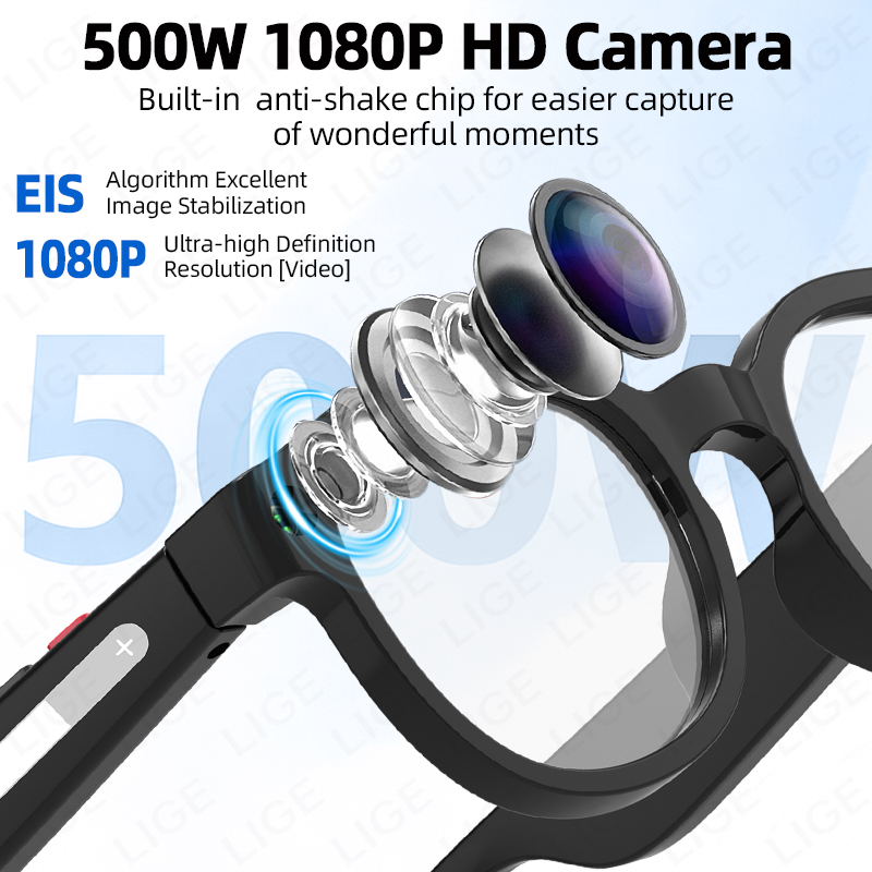 LIGE Smart Sunglasses Men with - огляд і ціна Photography Translate