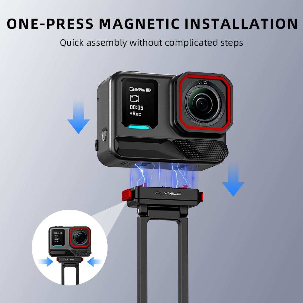 Flymile Magnetic Metal Tripod  - огляд і ціна Photography Grip Insta360 X5