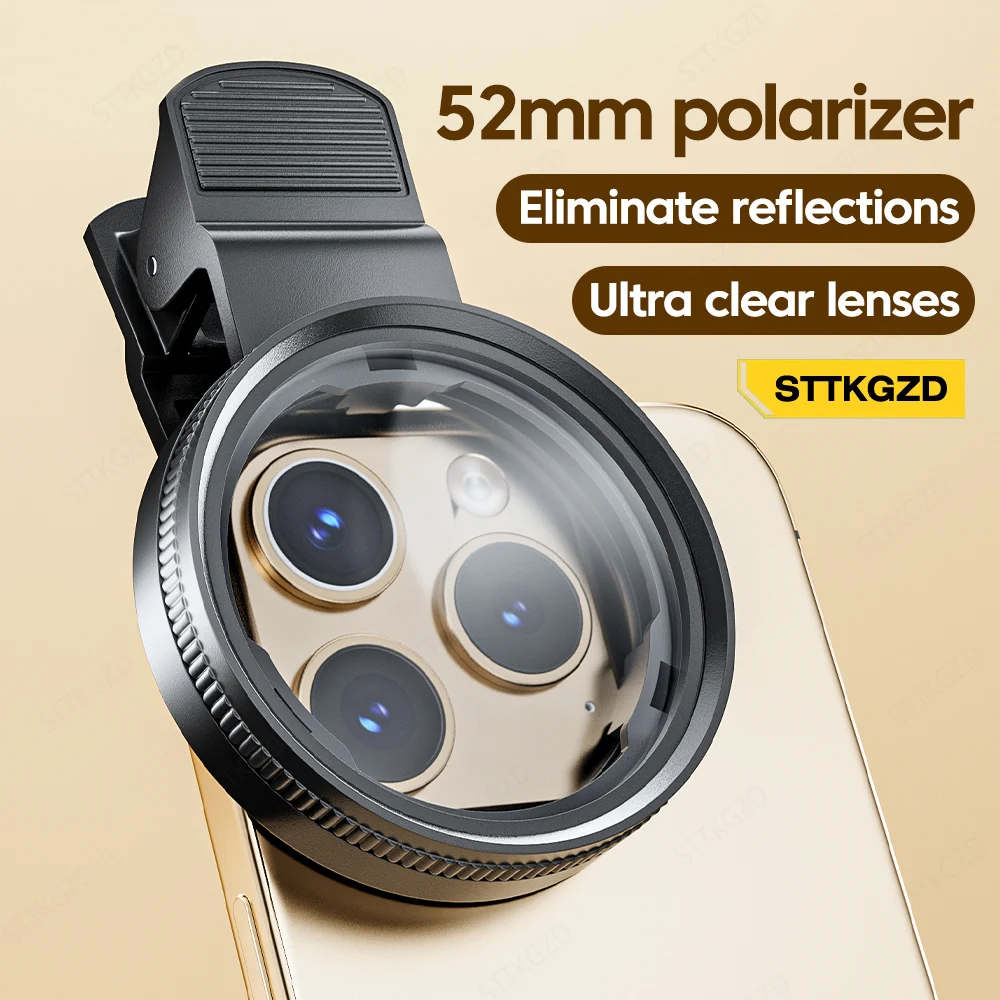 New 52mm CPL Mobile Phone Lens - огляд і ціна Photography Zooming