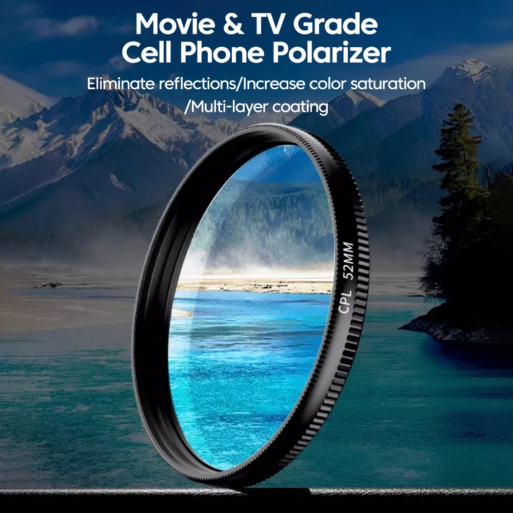 New 52mm CPL Mobile Phone Lens - огляд і ціна Photography Zooming