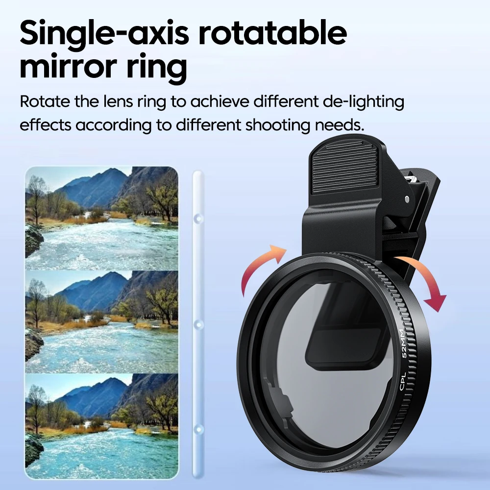 New 52mm CPL Mobile Phone Lens - огляд і ціна Photography Zooming