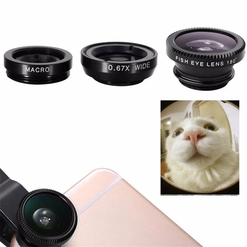 3in1 Fisheye Wide Angle Micro  - огляд і ціна Photography Zooming